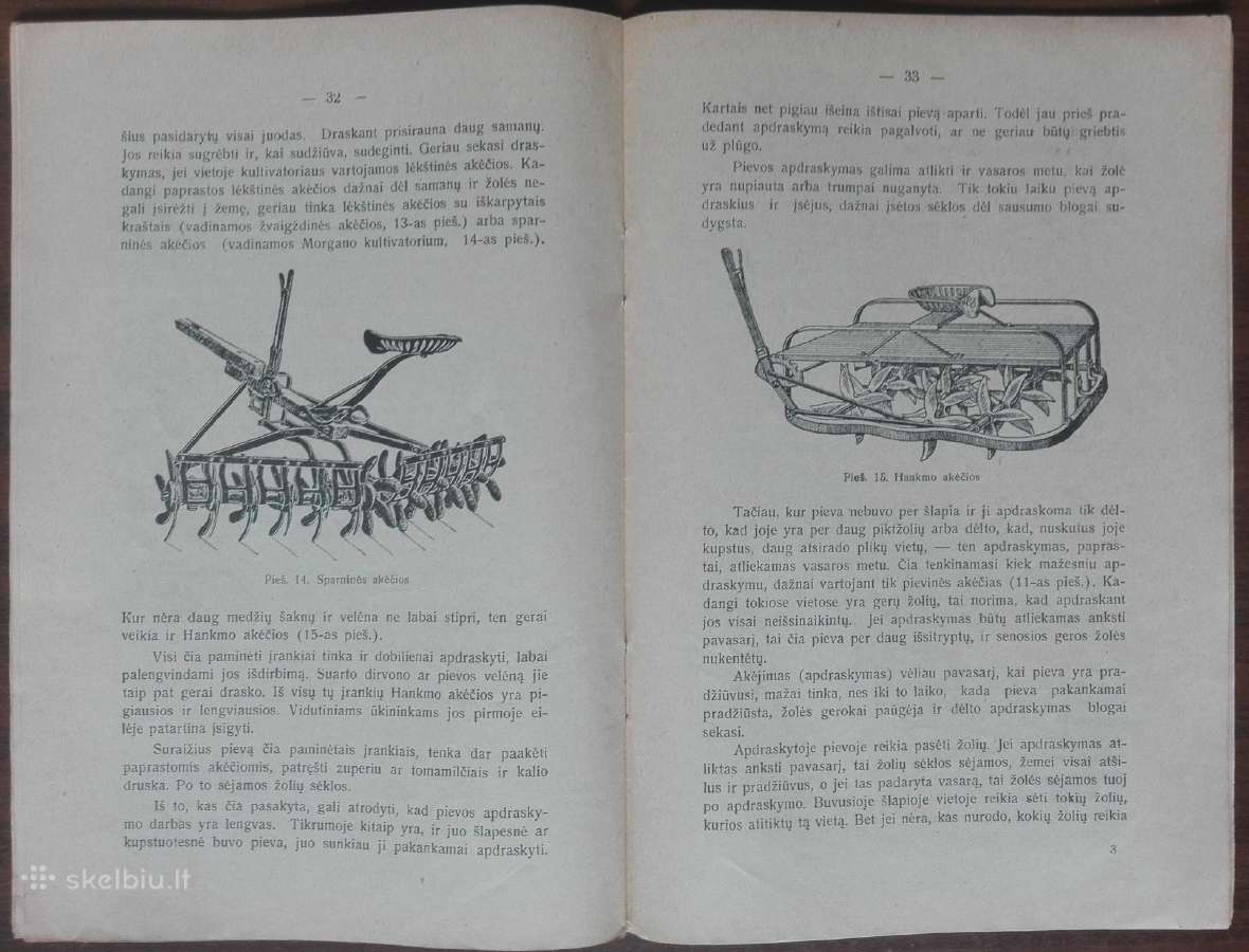 1601. Pievų Pagerinimas reta antikvarinė-kolekcinė - nuotraukos Nr. 9