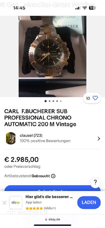 Bucherer Sub Professional - nuotraukos Nr. 29