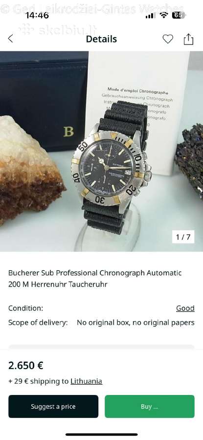 Bucherer Sub Professional - nuotraukos Nr. 30