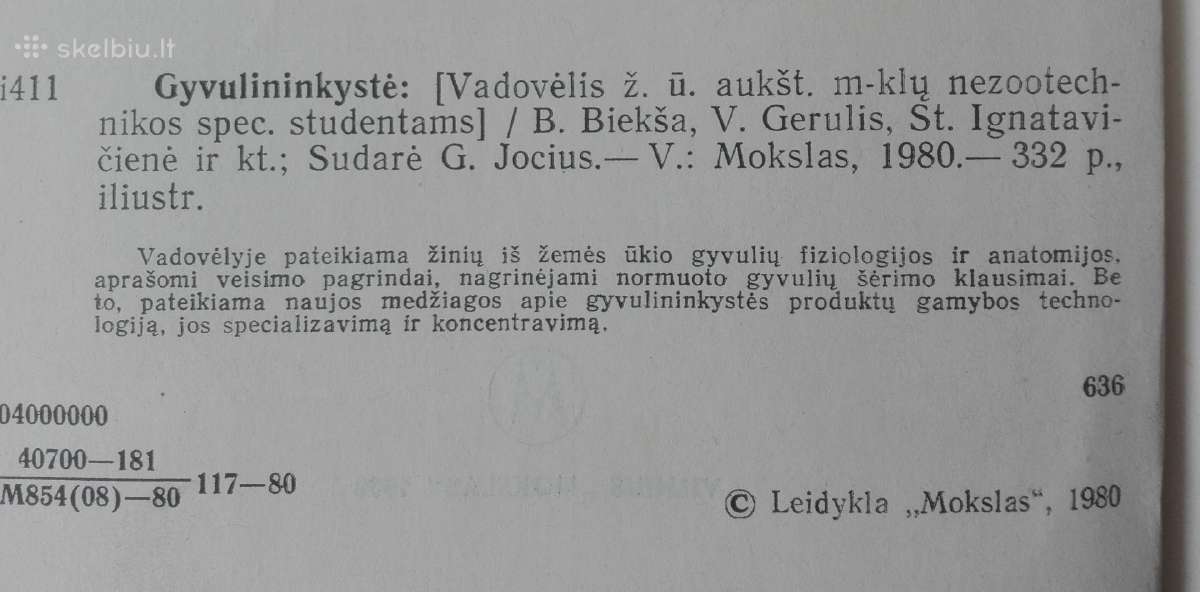 1610. Gyvulininkystė - nuotraukos Nr. 2