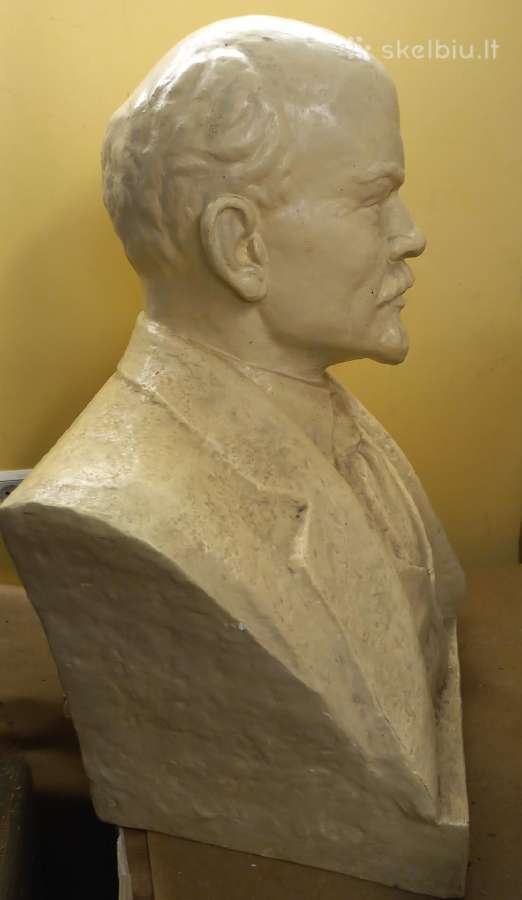 Biustas gipsinis, 73 cm. aukštis - nuotraukos Nr. 2