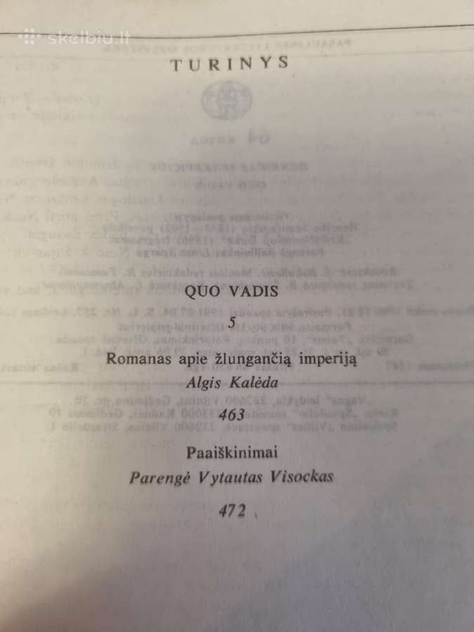 Qua Vadis - nuotraukos Nr. 4