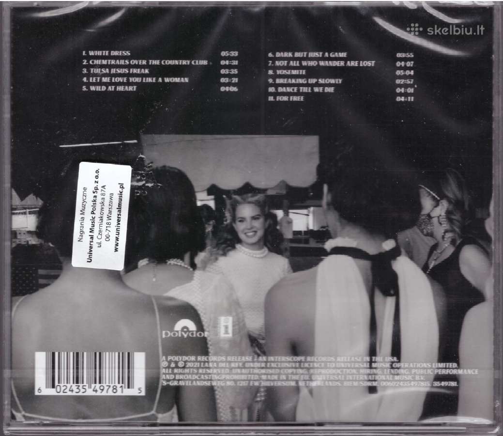 Lana Del Rey CD Chemtrails Over The Country Club - nuotraukos Nr. 2