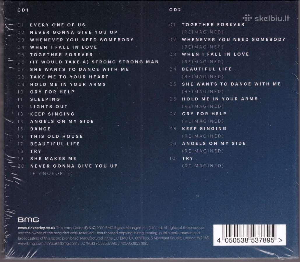 Rick Astley 2 CD The Best Of Me - nuotraukos Nr. 2