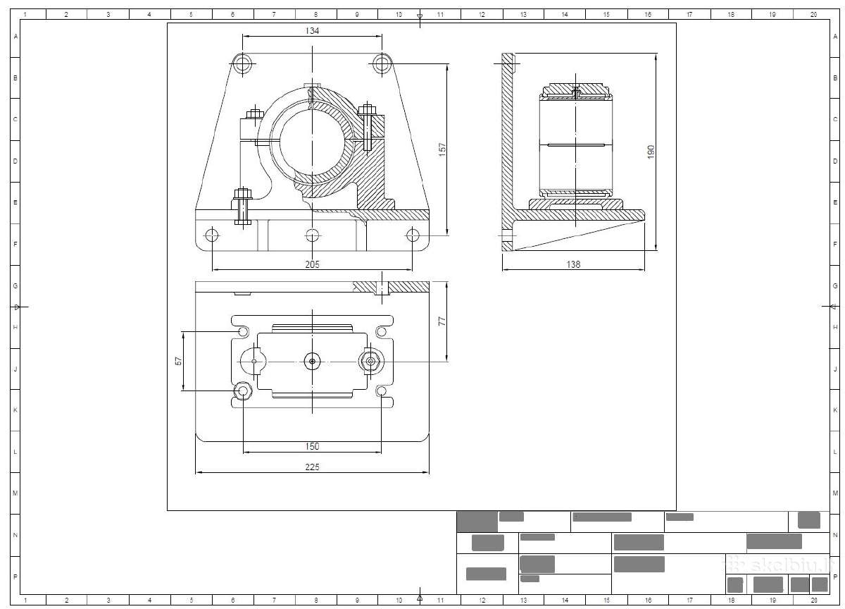 Autocad/solidworks/inventor/3dsmax 2d/3D brėžiniai - nuotraukos Nr. 3