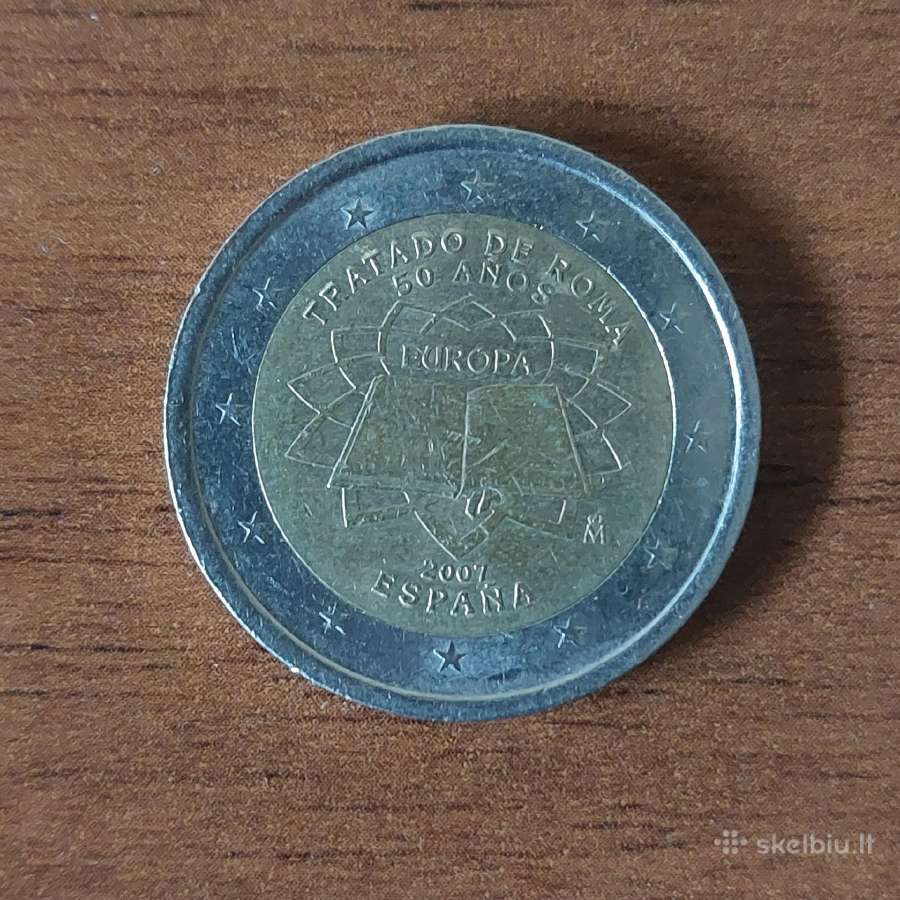 2 Euro 2007 Espana - Tratado de Roma 50 anos .