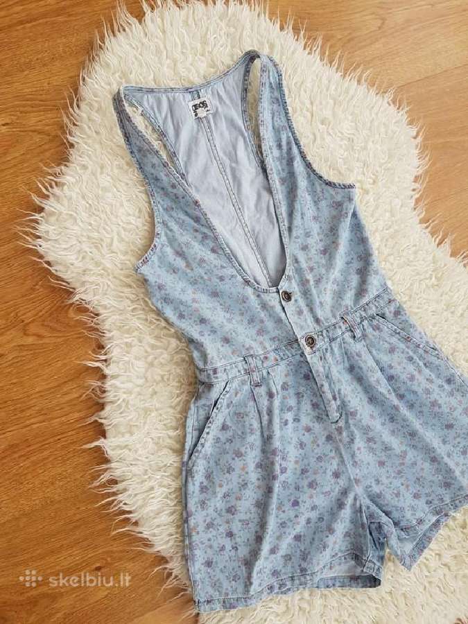 Džinsinis vintage tipo kombinezonas - nuotraukos Nr. 5