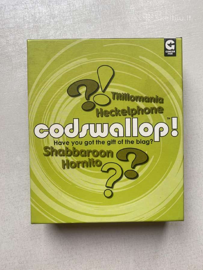 Smagus kortelių žaidimas Codswallop