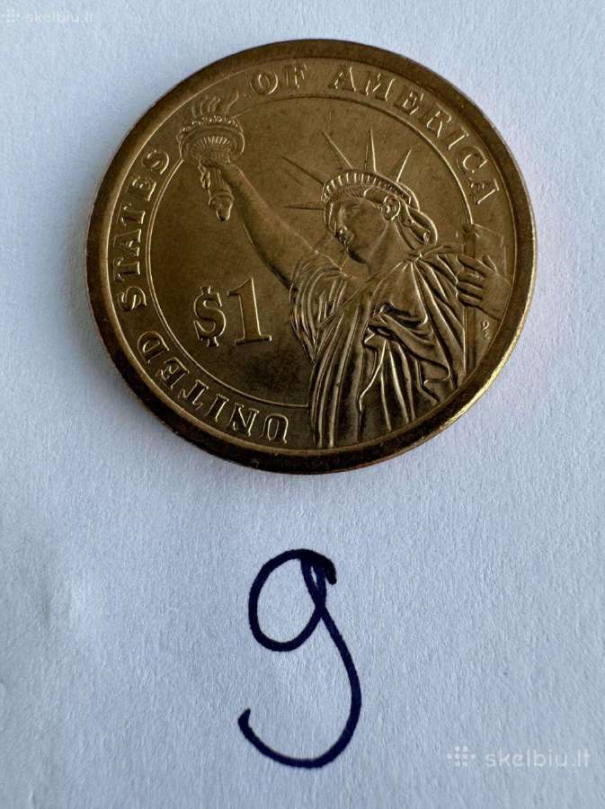 2011 m. 1 dolerio nominalas - Andrew Johnson - nuotraukos Nr. 2