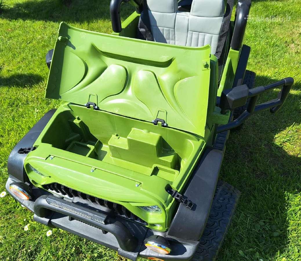 Dvivietis 12v 445w elektromobilis su pulteliu - nuotraukos Nr. 6