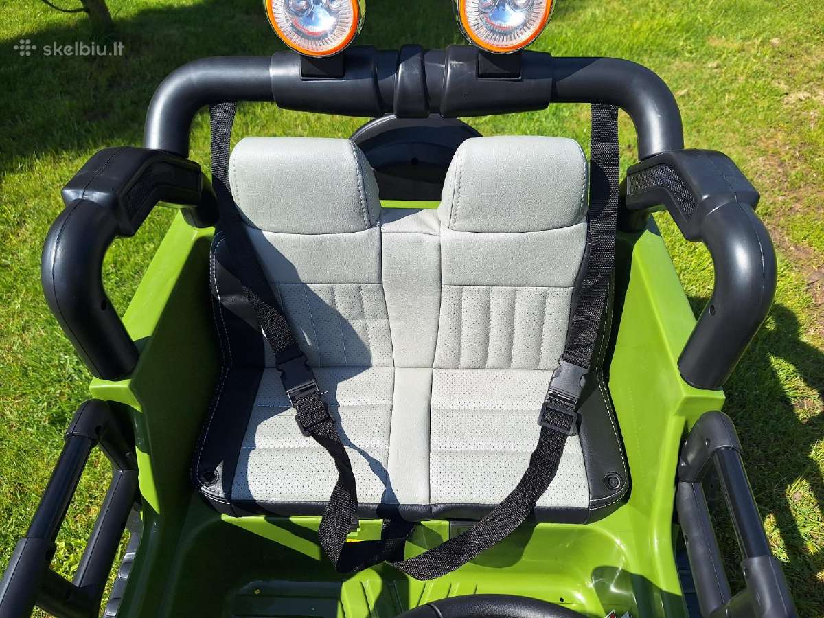 Dvivietis 12v 445w elektromobilis su pulteliu - nuotraukos Nr. 7