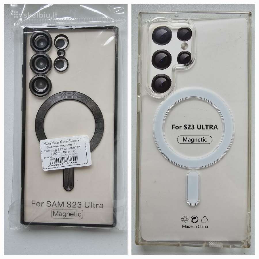 Magsafe Samsung S23 Ultra dėklai, nauji