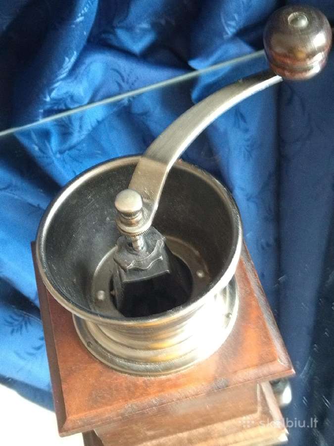 Vintažinis prancūziškas kavos malūnėlis - nuotraukos Nr. 4