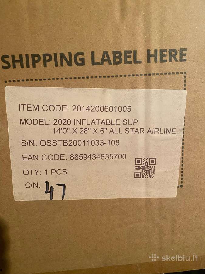 Irklente Sup All Star Airline 14'0" x 28" x 6" - nuotraukos Nr. 6