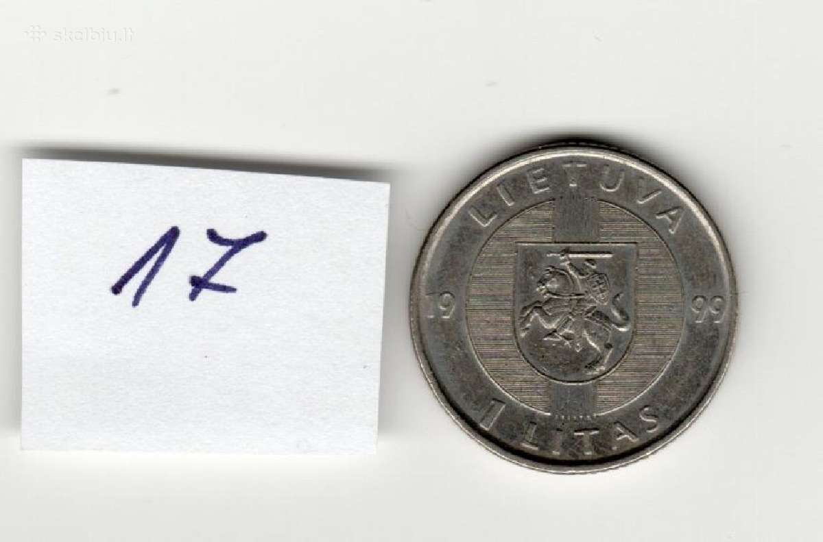 1999 1 litas Baltijos kelias - nuotraukos Nr. 2