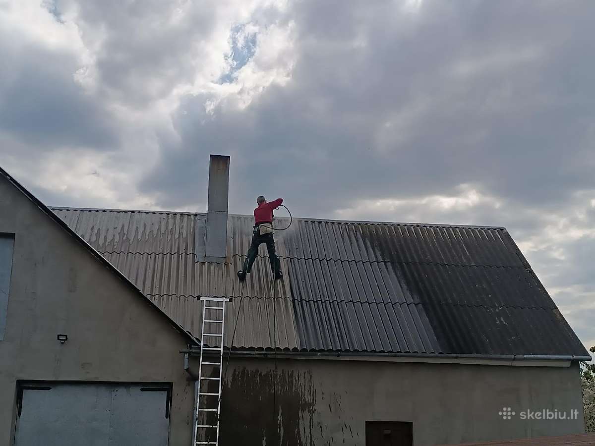 Stogų dažymas,profesionalia įranga - nuotraukos Nr. 6