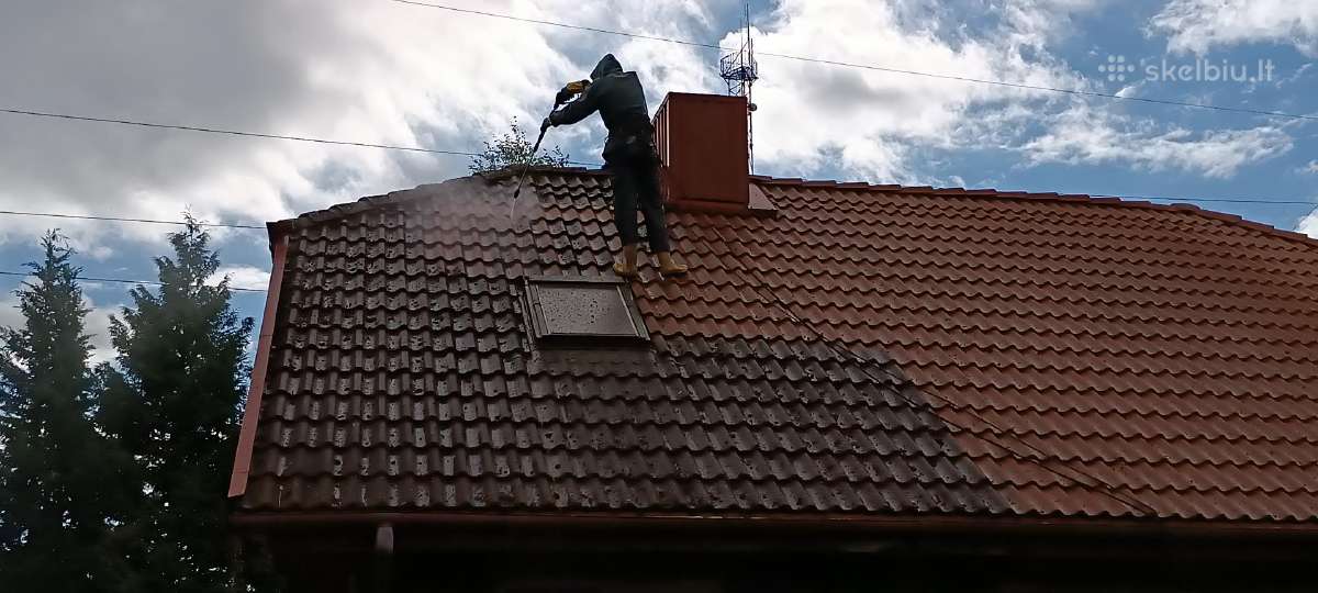 Stogų dažymas,profesionalia įranga - nuotraukos Nr. 30