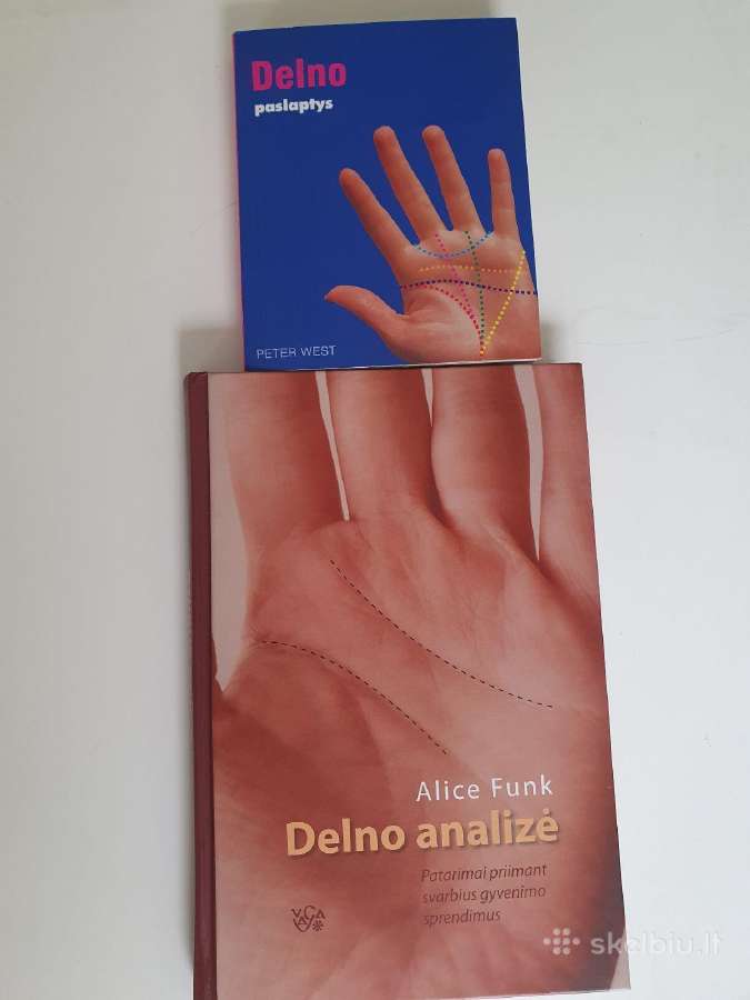 Dvi knygos: Delno analizė ir delno paslaptys