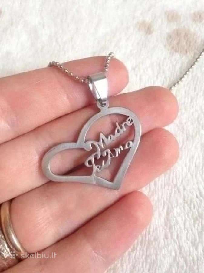 Nerūdijančio plieno pakabukas "Madre Te Amo"