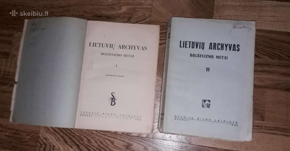 Lietuvių archyvas. Bolševizmo metai. 4 tomai - nuotraukos Nr. 2