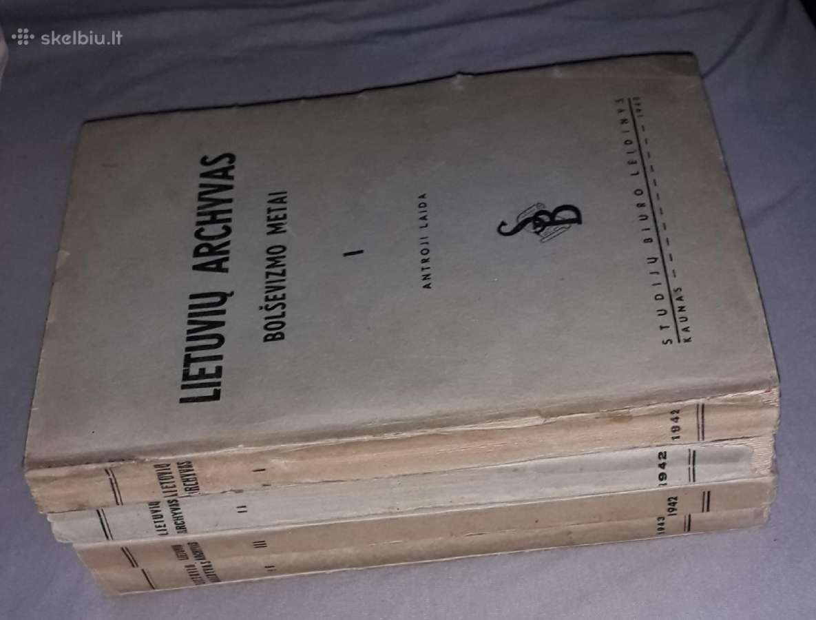 Lietuvių archyvas. Bolševizmo metai. 4 tomai - nuotraukos Nr. 4