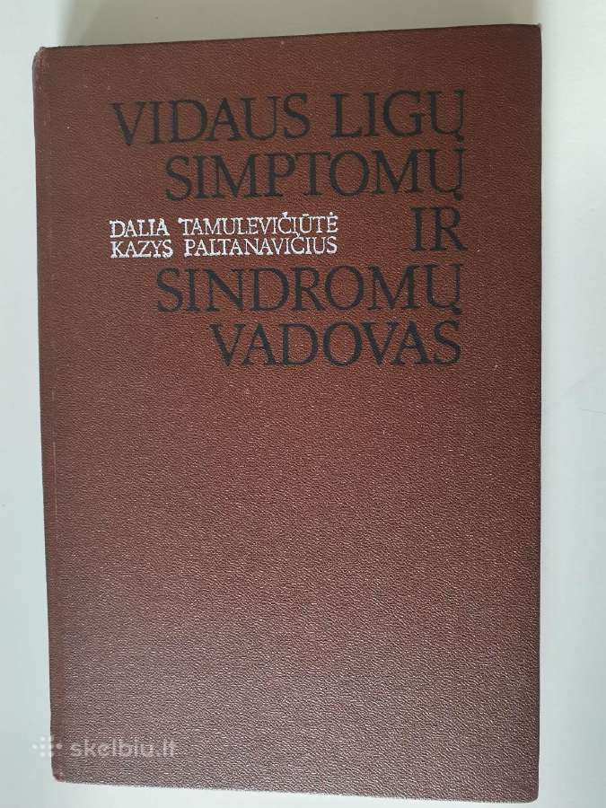 Knyga "Vidaus ligų simptomų ir sindromų vadovas"