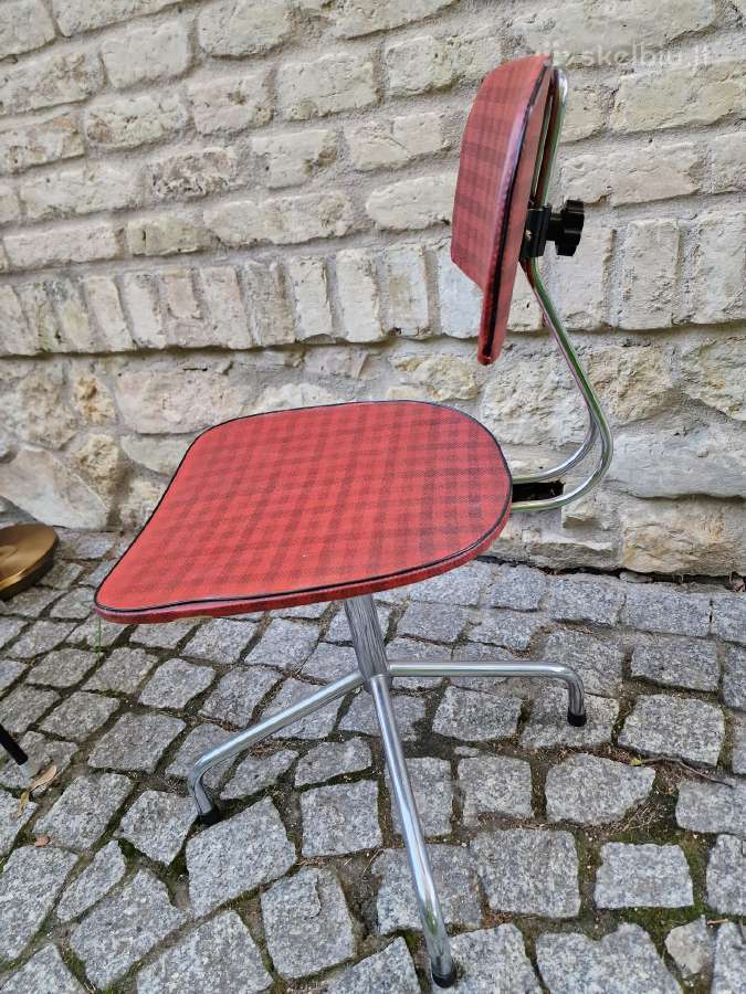 Vintažinė mid century biuro,darbo kėdė - nuotraukos Nr. 5