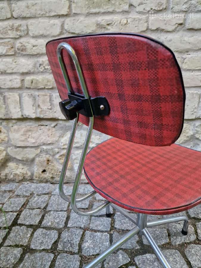 Vintažinė mid century biuro,darbo kėdė - nuotraukos Nr. 6
