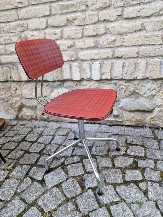 Vintažinė mid century biuro,darbo kėdė - nuotraukos Nr. 7