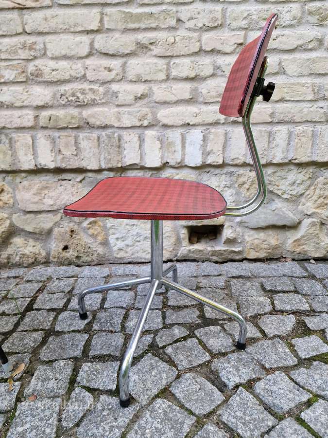 Vintažinė mid century biuro,darbo kėdė - nuotraukos Nr. 9
