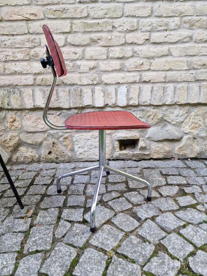 Vintažinė mid century biuro,darbo kėdė - nuotraukos Nr. 13