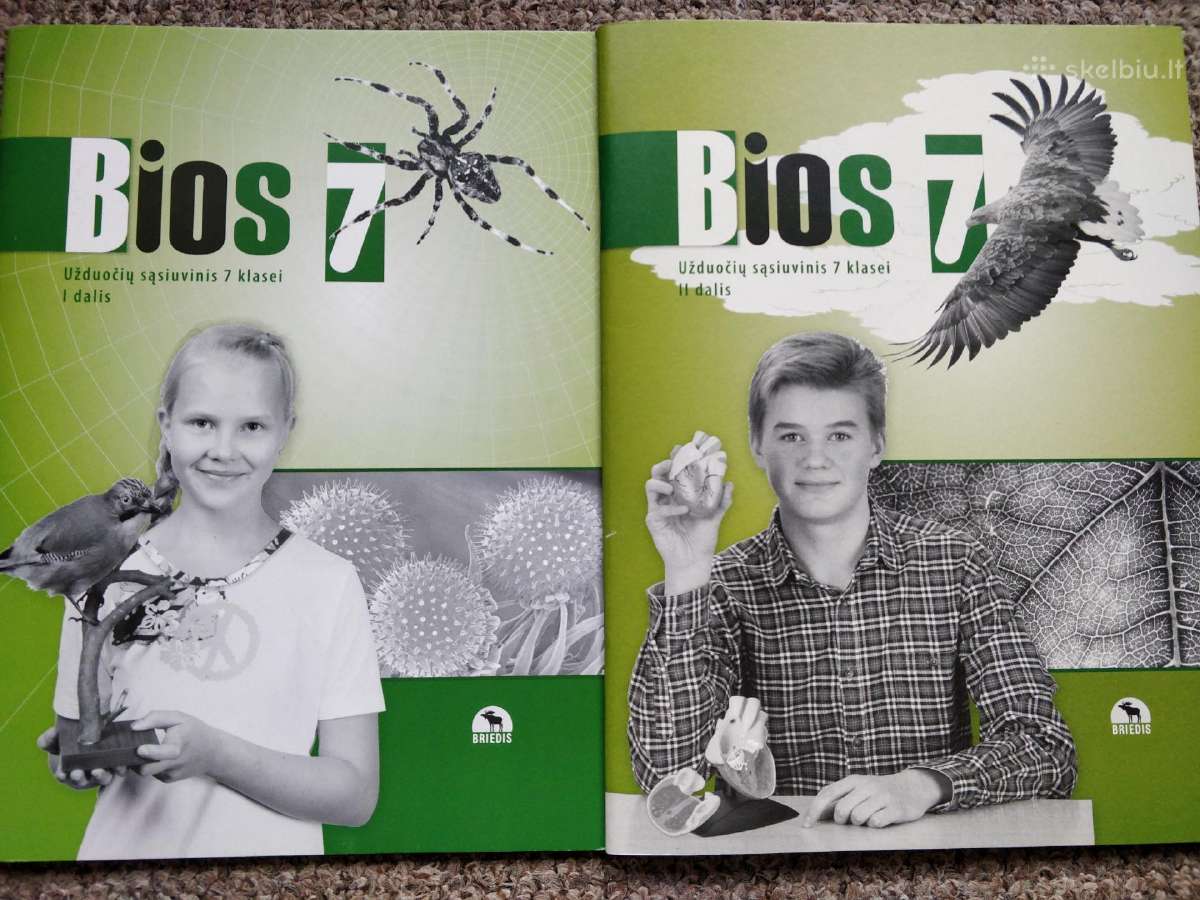 Bios 7. Biologijos užduočių sąsiuvinis 7 klasei