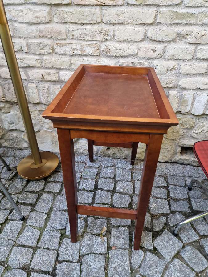 Vintažinis Art Nouveau masyvo konsolinis staliukas - nuotraukos Nr. 11