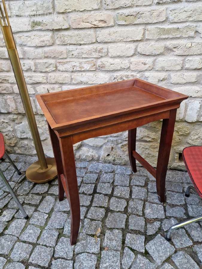 Vintažinis Art Nouveau masyvo konsolinis staliukas - nuotraukos Nr. 12
