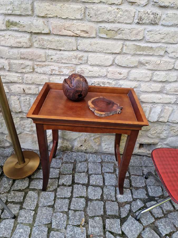 Vintažinis Art Nouveau masyvo konsolinis staliukas - nuotraukos Nr. 13