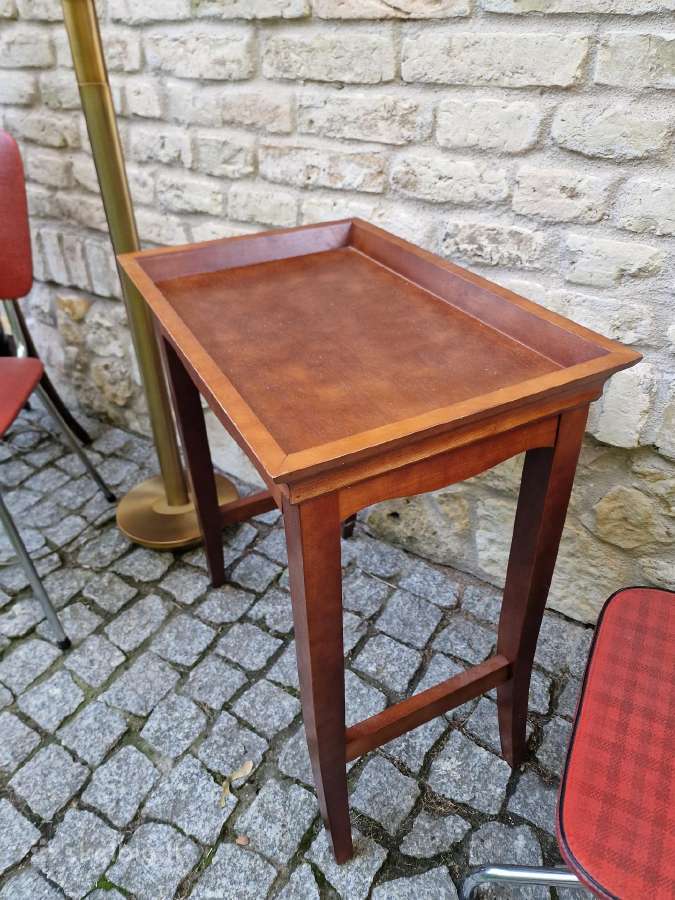 Vintažinis Art Nouveau masyvo konsolinis staliukas - nuotraukos Nr. 16