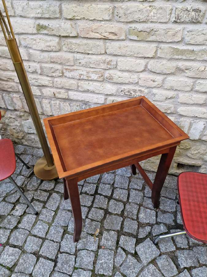 Vintažinis Art Nouveau masyvo konsolinis staliukas - nuotraukos Nr. 17