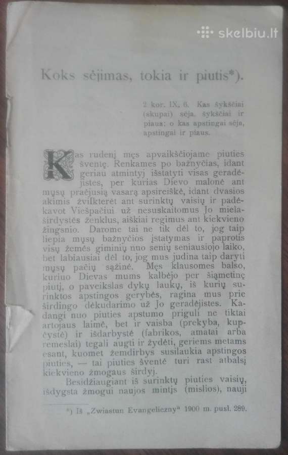 1636. Koks Sėjimas, Tokia Ir Piutis unikali antikv