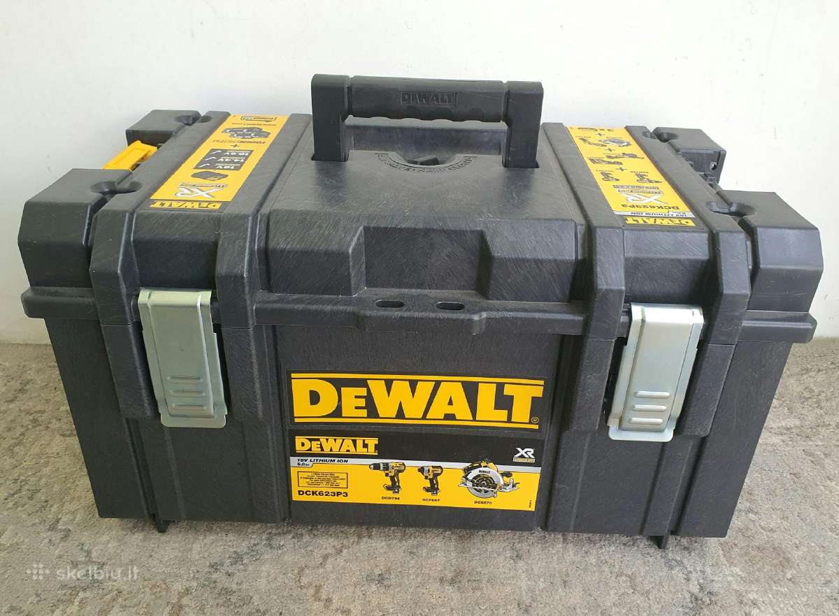 Dewalt baterijos krovikliai prožektoriai lagaminai - nuotraukos Nr. 6