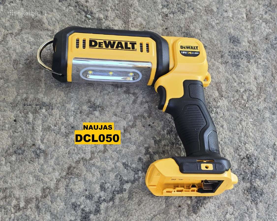 Dewalt baterijos krovikliai prožektoriai lagaminai - nuotraukos Nr. 3