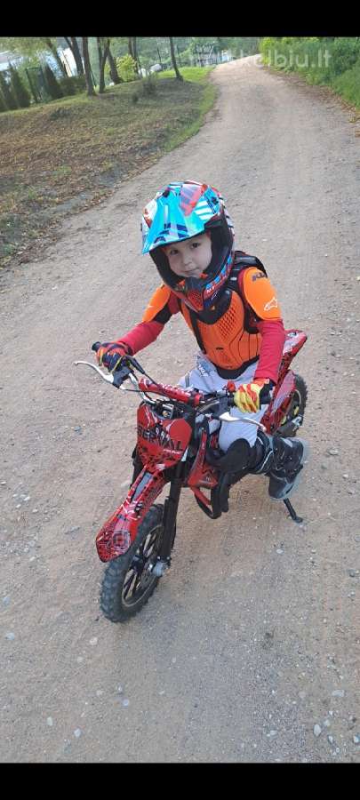 Parduodamas vaikiškas benzininis motociklas