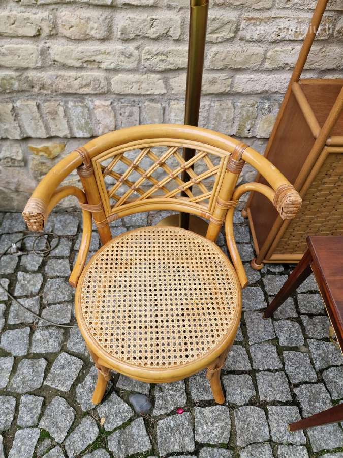 Vintažinė ratango kėdė - nuotraukos Nr. 8