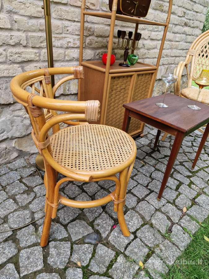 Vintažinė ratango kėdė - nuotraukos Nr. 13