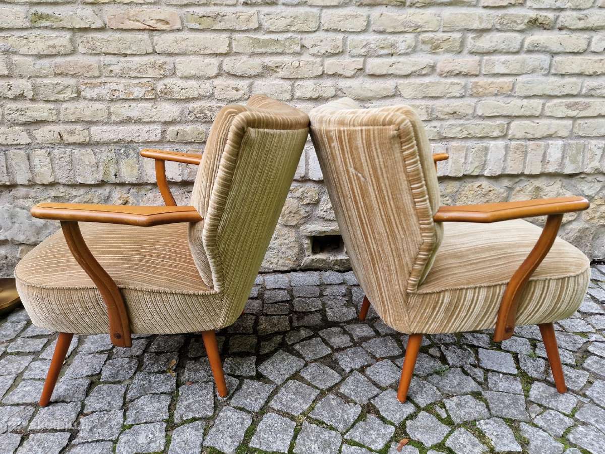 Vintažiniai mid century foteliai - nuotraukos Nr. 13