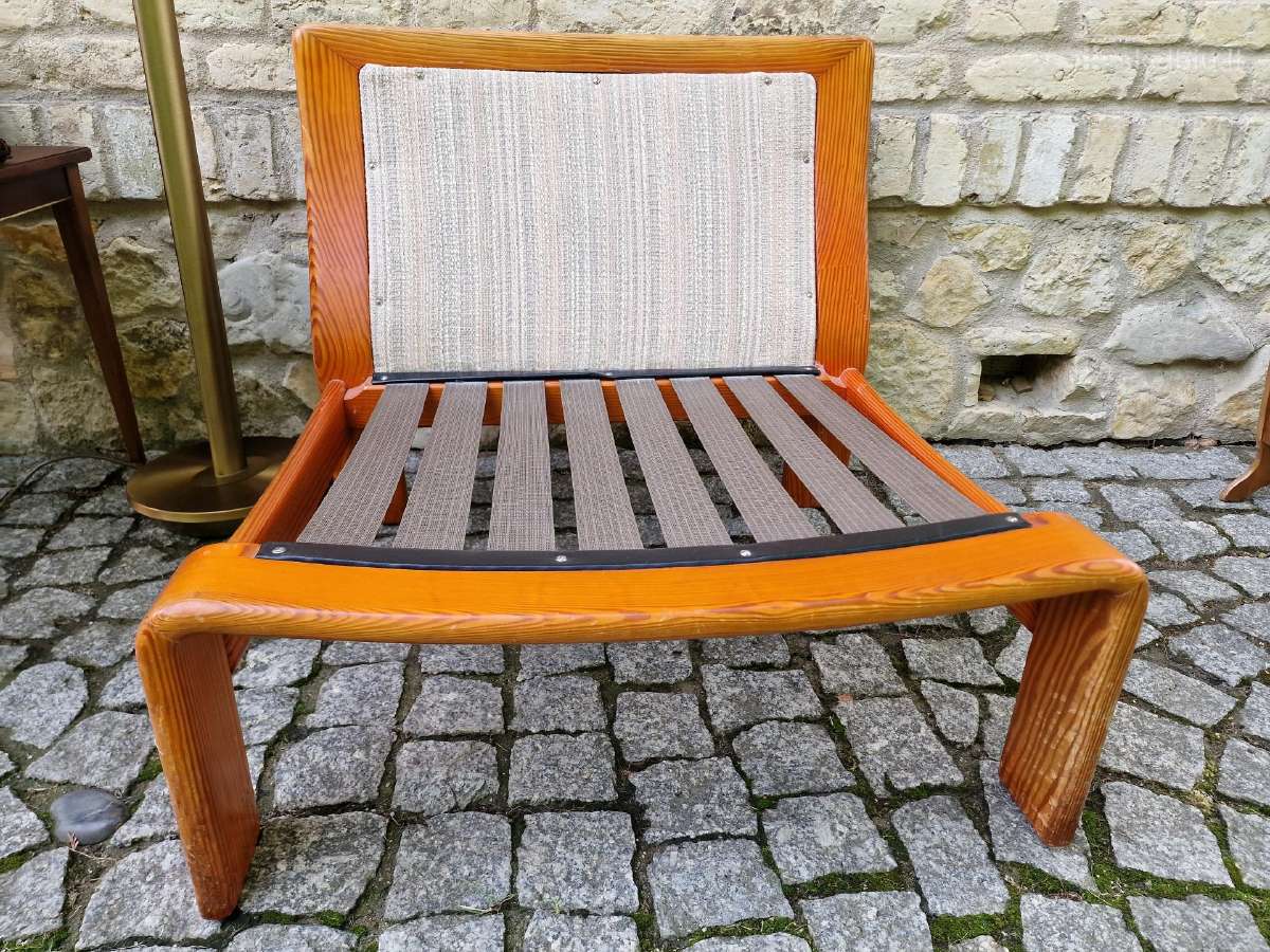 Vintažinis mid century autorinis fotelis - nuotraukos Nr. 8