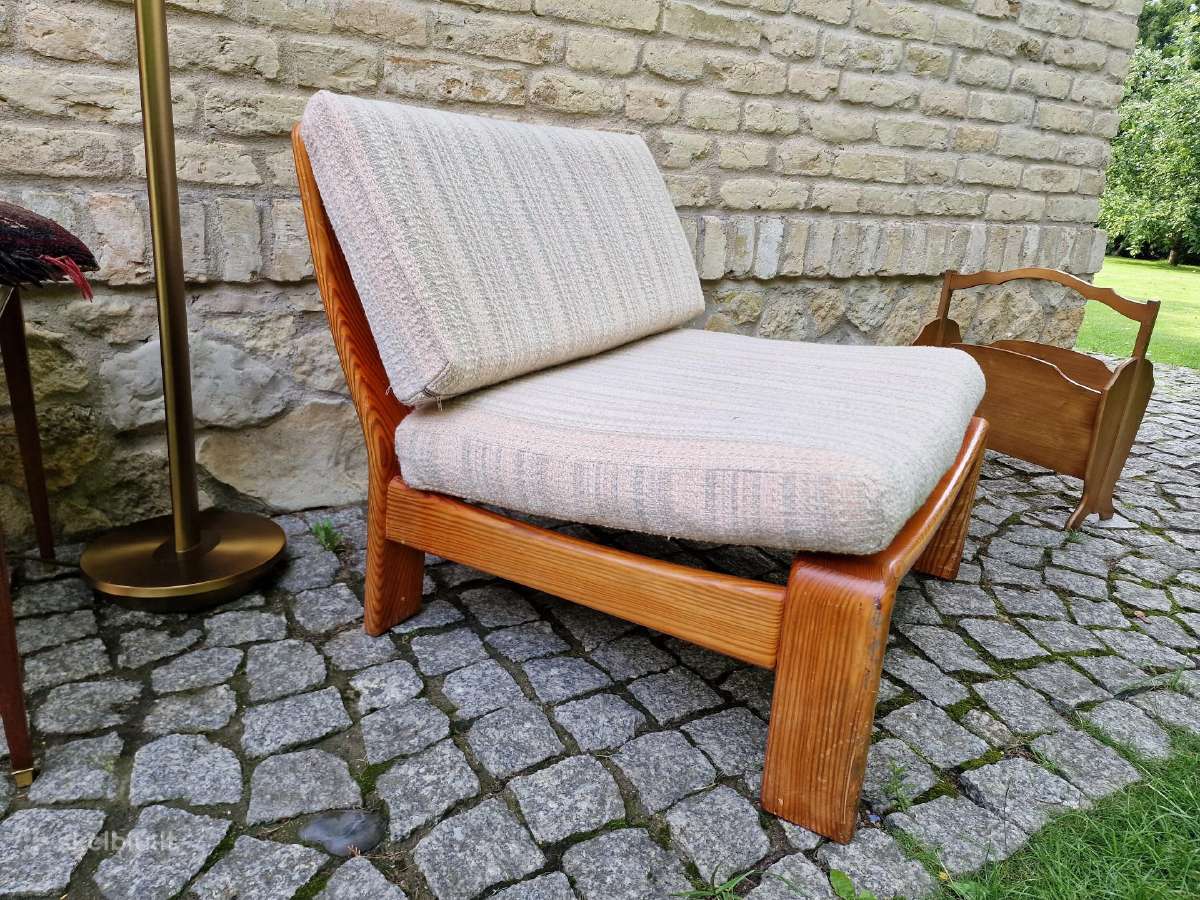 Vintažinis mid century autorinis fotelis - nuotraukos Nr. 9