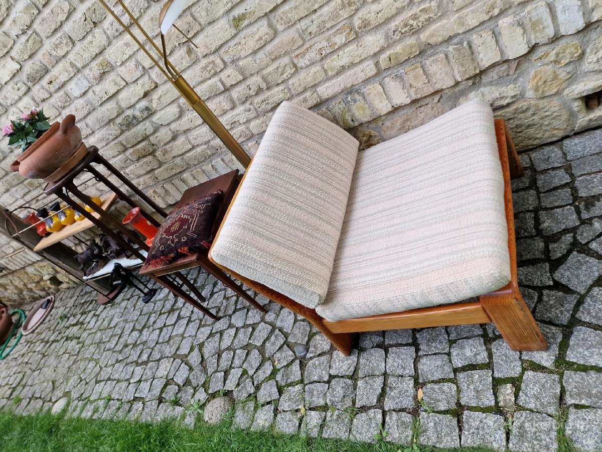 Vintažinis mid century autorinis fotelis - nuotraukos Nr. 17