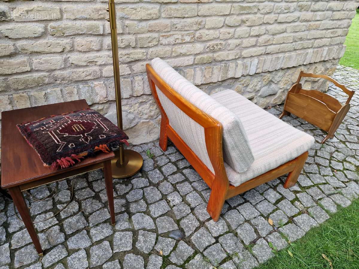 Vintažinis mid century autorinis fotelis - nuotraukos Nr. 18