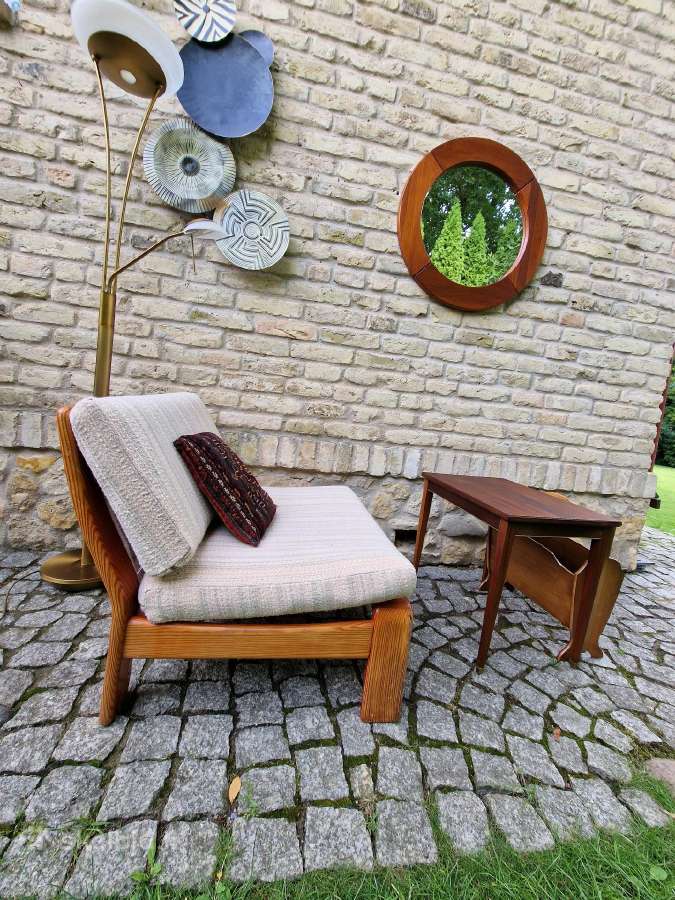 Vintažinis mid century autorinis fotelis - nuotraukos Nr. 23