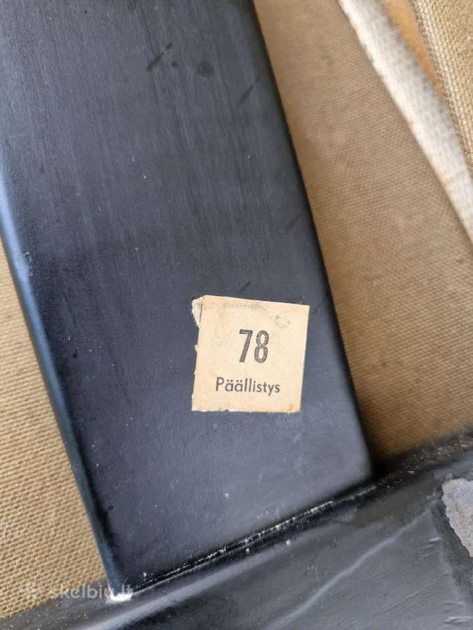Vintažinis mid century modern fotelis-šezlongas - nuotraukos Nr. 30